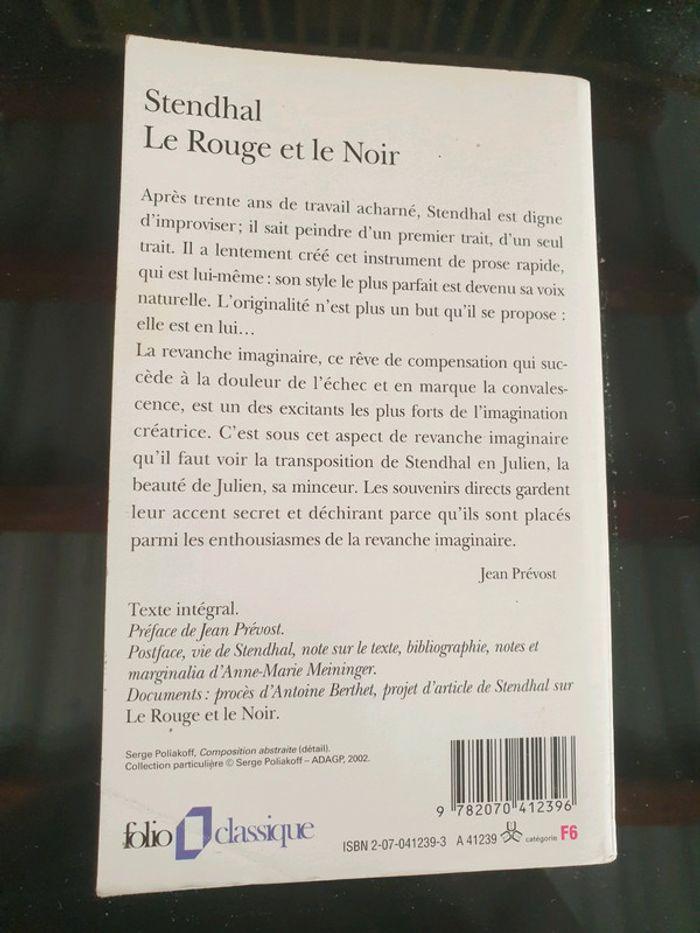 Livre le rouge et le noir - photo numéro 2