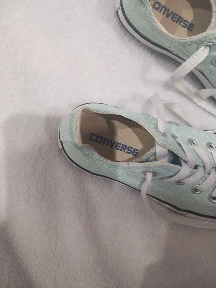 Converse all star basse 27 vert menthe - photo numéro 3