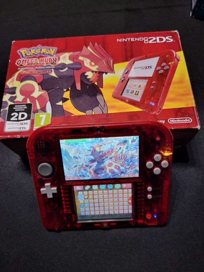 Nintendo 2ds édition pokemon Oméga rubis sous luma - photo numéro 1