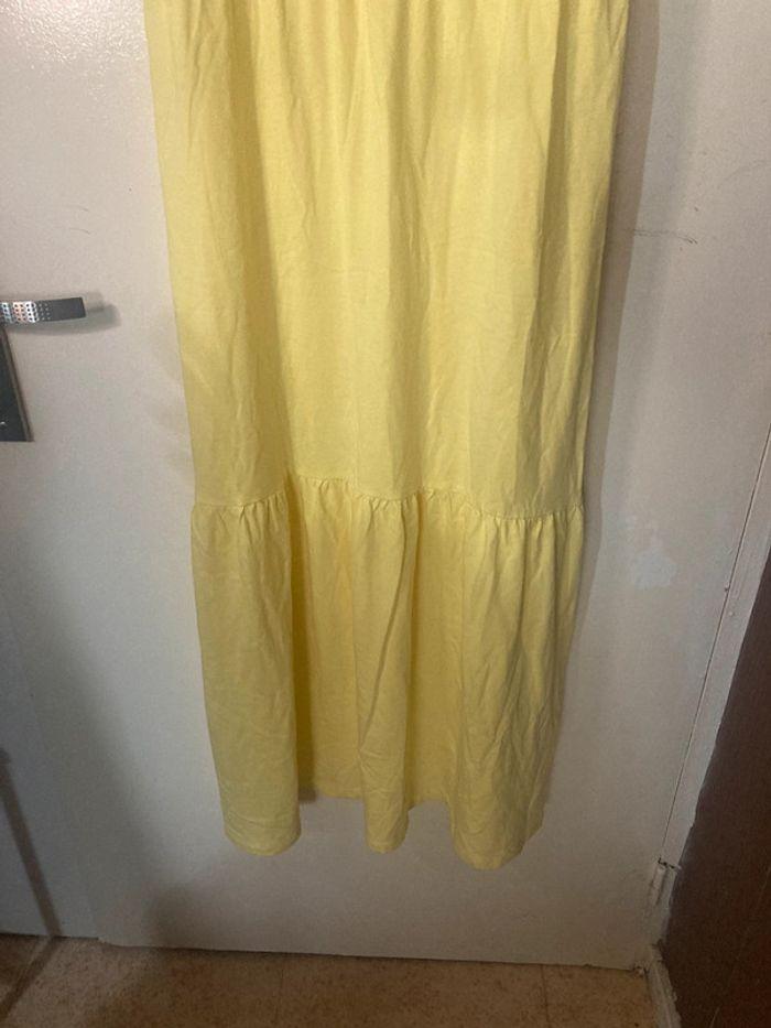 Robe longue mango jaune taille s neuve - photo numéro 3