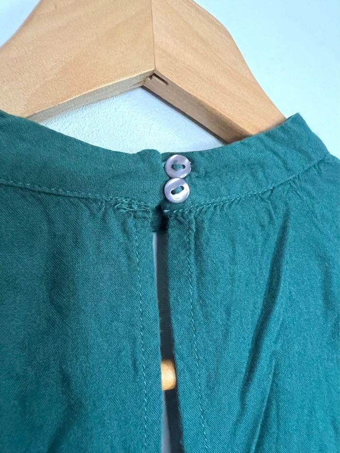 Blouse manches longues verte foncé Jennyfer - photo numéro 3