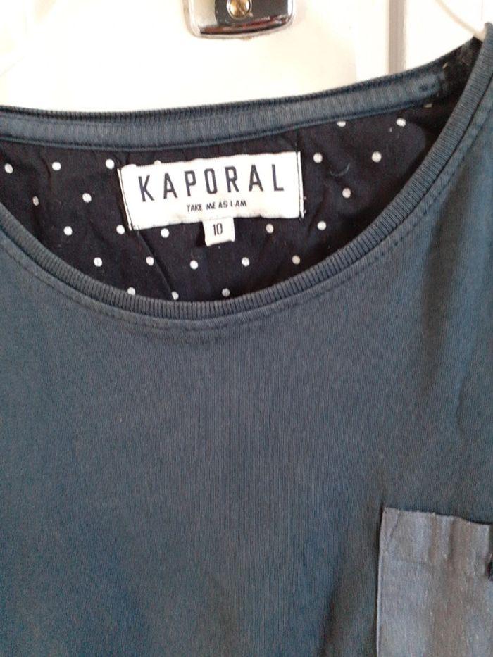 T shirt kaporal 10 ans details manches poches et bas - photo numéro 3