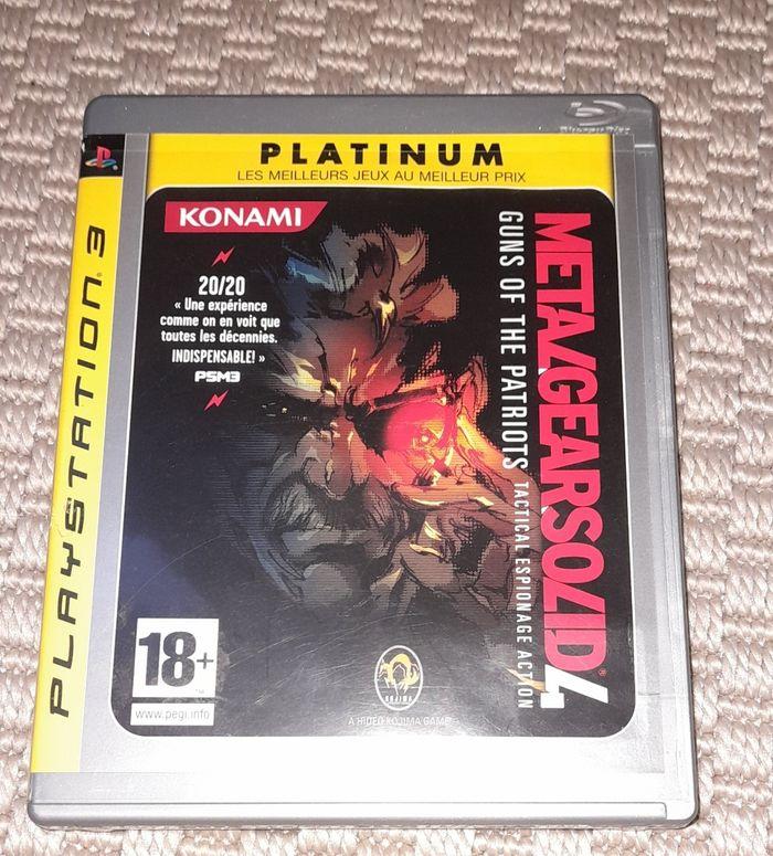 🔫Metal Gear Solid 4 : Guns of the Patriots - platinum - photo numéro 1