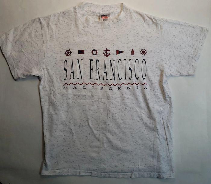 T-shirt vintage Oneita Power-T San Francisco taille M en très bon état - photo numéro 2