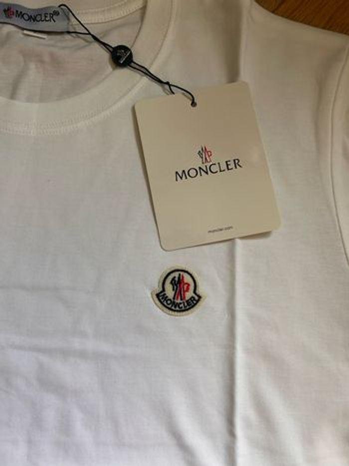 T shirt blanc moncler - photo numéro 1