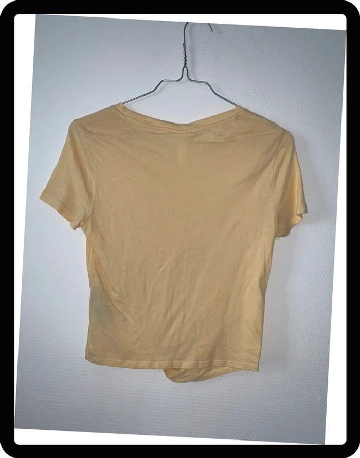 T-shirt jaune femme taille 34 - photo numéro 3