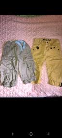 Lot 2 pantalons garçon 6 mois