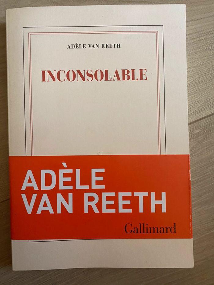 Livre grand format Gallimard Inconsolable Adèle Van Reeth - photo numéro 1