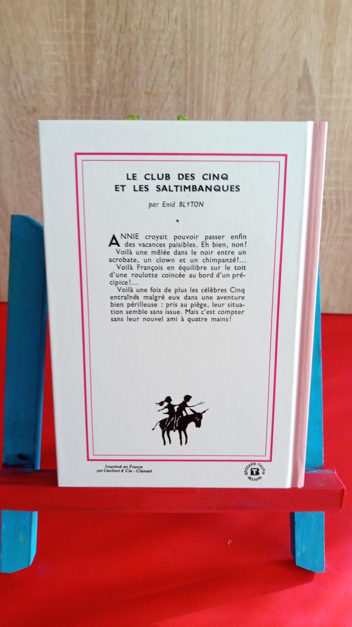 Le club des cinq et les saltimbanques, 2011, bibliothèque rose - photo numéro 2