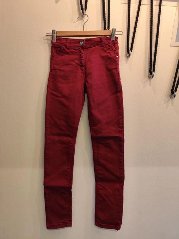 Jeans skinny Sergent Major bordeaux 10 ans - photo numéro 2