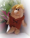 Peluche doudou plush poupée doll flinstone Pierrafeu Barney rubble