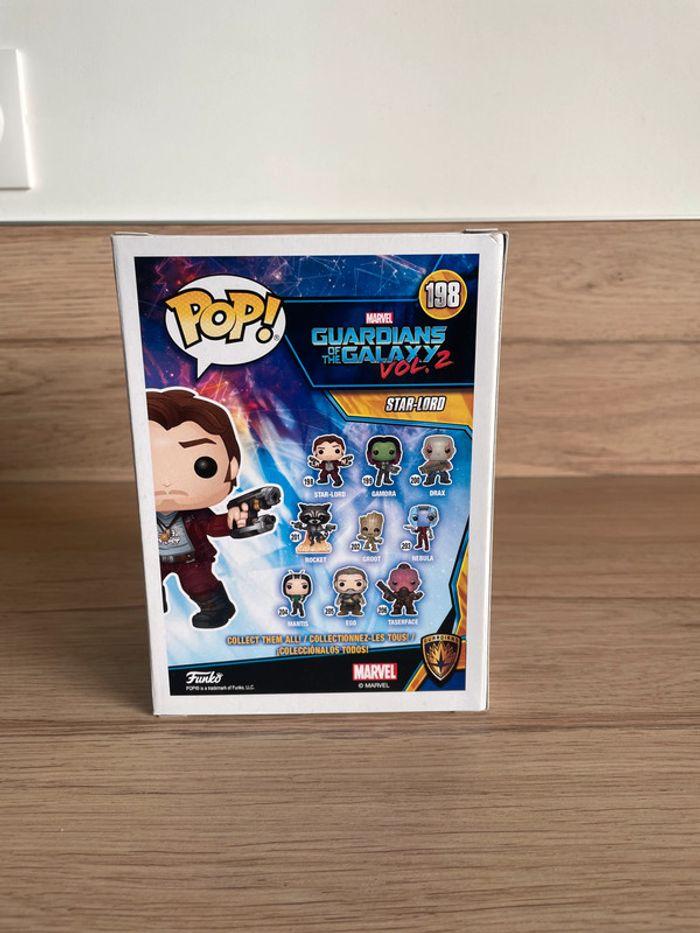 Figurine Funko Pop Gardiens de la Galaxie Vol. 2/Guardians of the Galaxy Vol.2: StarLord Chase 198 - photo numéro 3