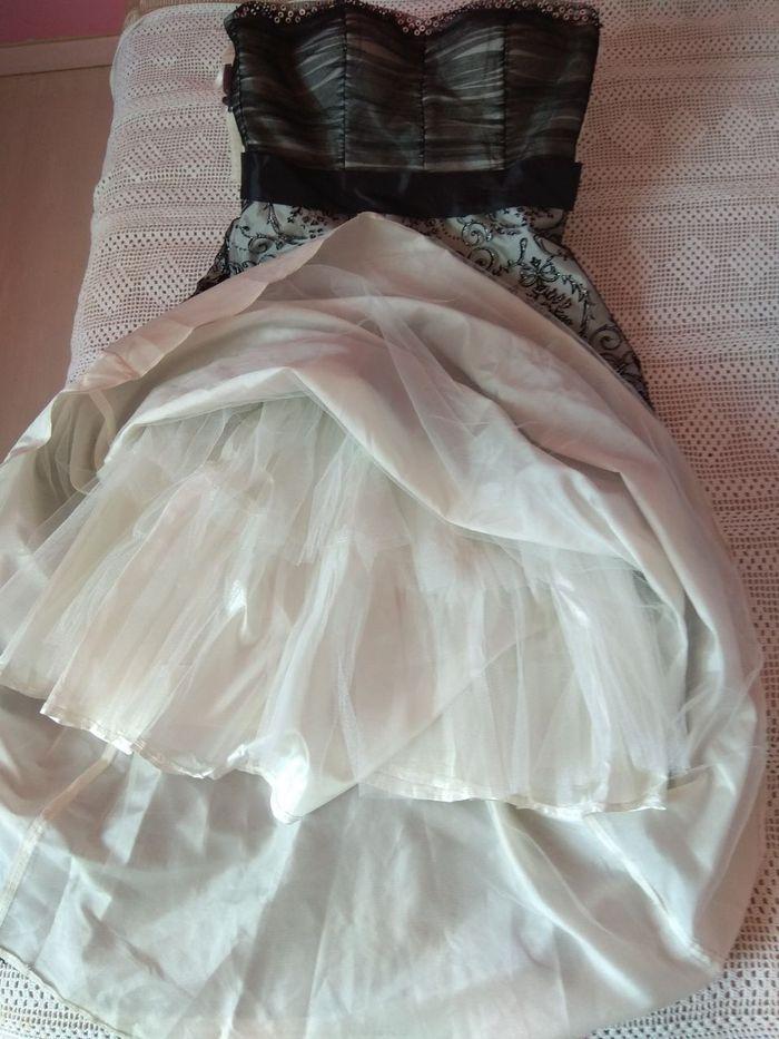 Robe tulle noire paillette de soirée/mariage/cérémonie t :42 - photo numéro 3