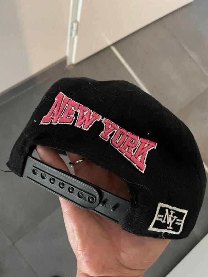 Casquette réglable noir et rose New York hip hop fashion New York - photo numéro 4