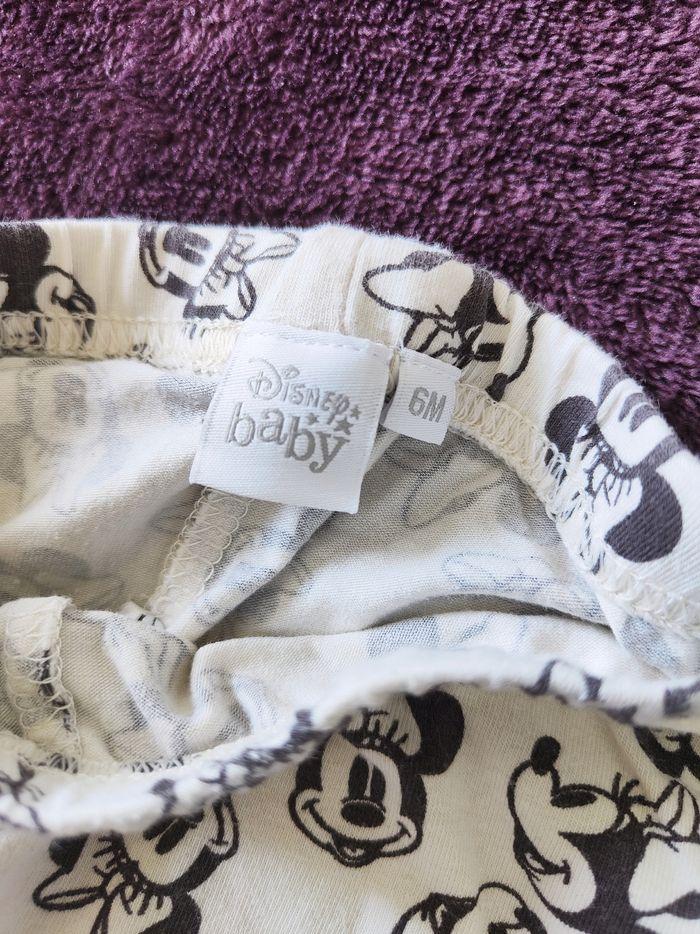 Pantalon legging Minnie beige Disney Baby 3-6 mois - photo numéro 3