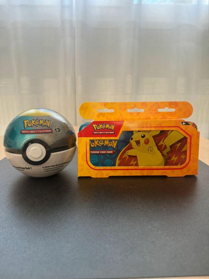 Nouvelle Pokeball Pokémon automne 2024 + Trousse Pikachu - photo numéro 1