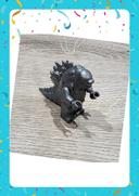 Minifigurine Godzilla gris (compatible Lego)