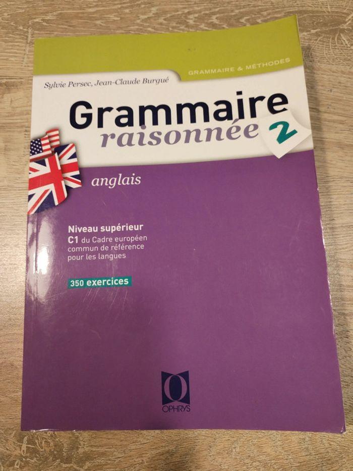 Livre Grammaire raisonnée 2 Anglais - photo numéro 1