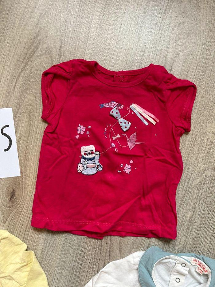 Lot de 3 tee shirts 9 mois - photo numéro 2