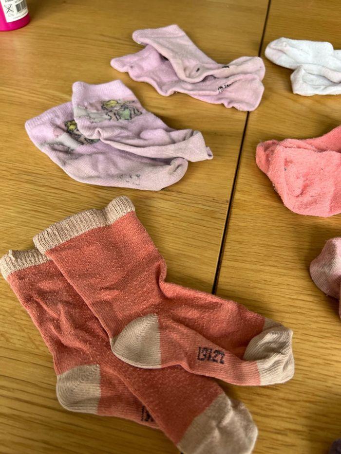 Lot 10 paires de chaussettes rose fille k1 - photo numéro 4