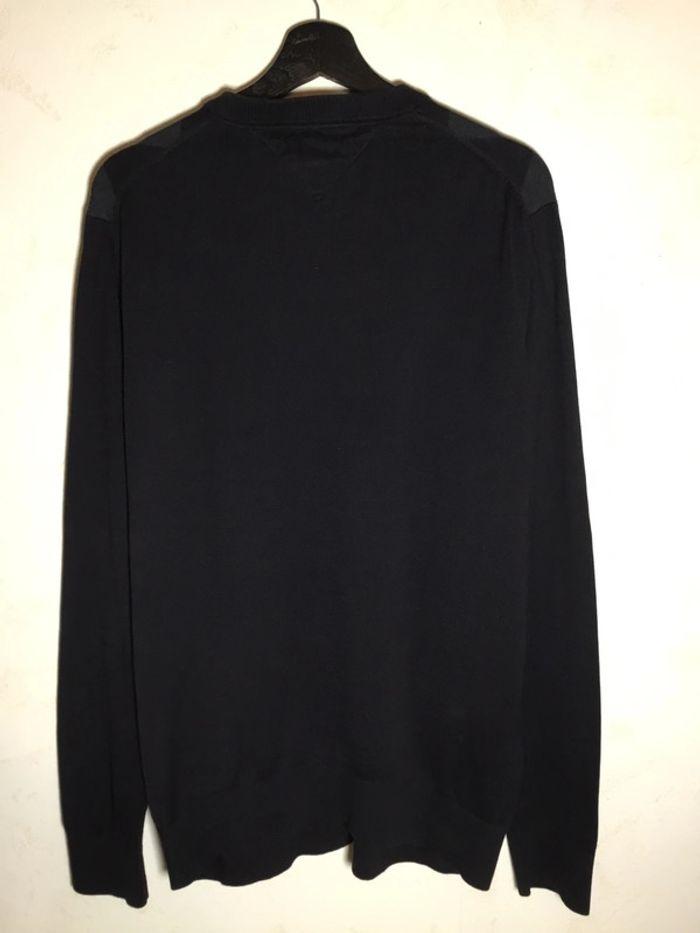 Pull col rond jacquard Tommy Hilfiger noir taille XL 058 - photo numéro 2