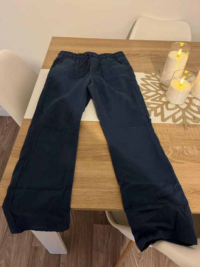 Pantalon jogger bleu enfant 10 ans