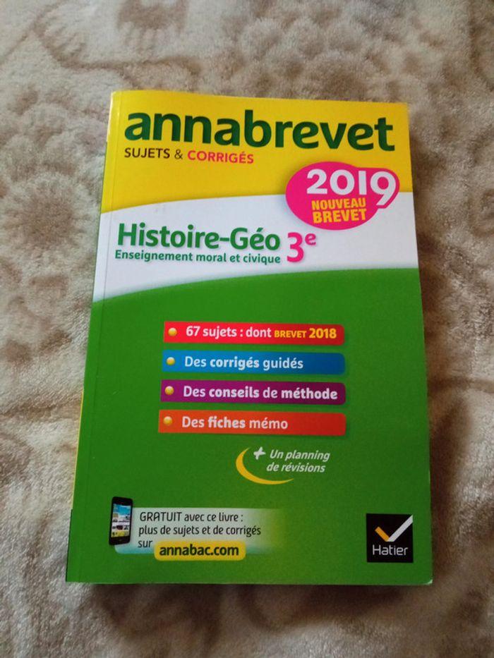 Annabrevet Histoire géo - photo numéro 1