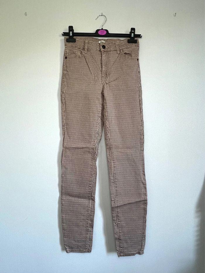 Pantalon à motifs pieds de poule Pimkie - photo numéro 1