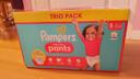 Couches Pampers trio pack Pampers baby dry pants taille 5