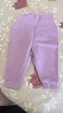 Pantalon épais violet avec cœur