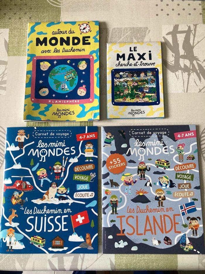 Lot les mini mondes (carte du monde + maxi cherche et trouve + 2 magazines) - photo numéro 1