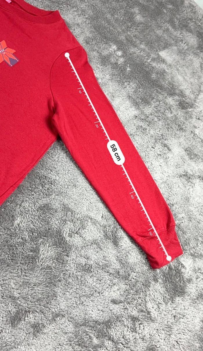 👕 Sweat Vintage de Noël Rouge Taille L 👕 - photo numéro 5