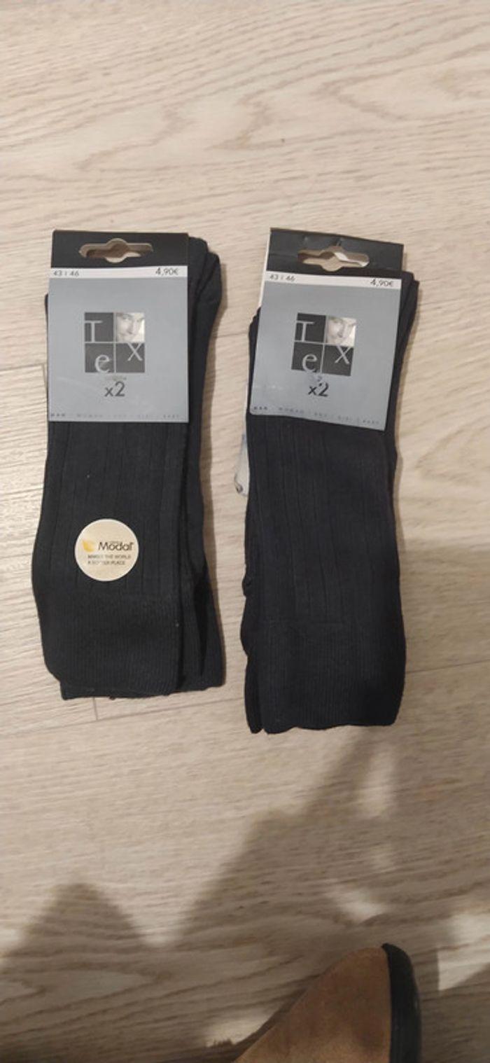 2 lots de paires de chaussettes Modal Tex - photo numéro 1