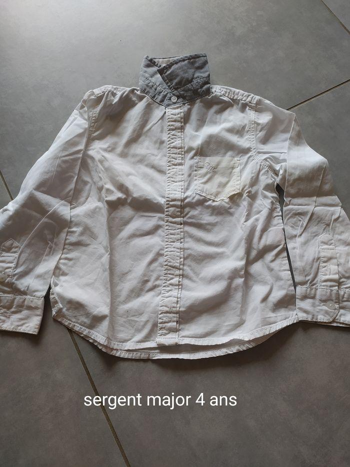 Chemise sergent major 4 ans