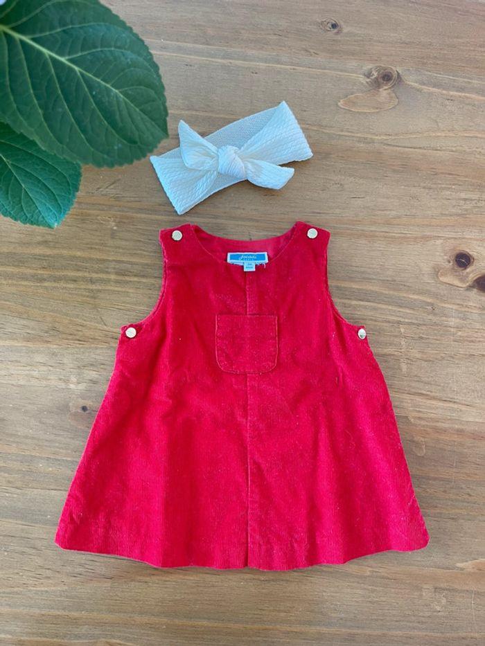 Ensemble rouge Jacadi fille • 3 mois - photo numéro 6