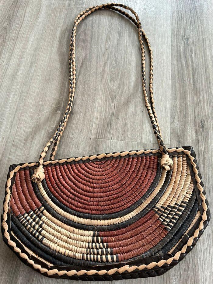 Sac artisanale Africain tout cuir - photo numéro 2