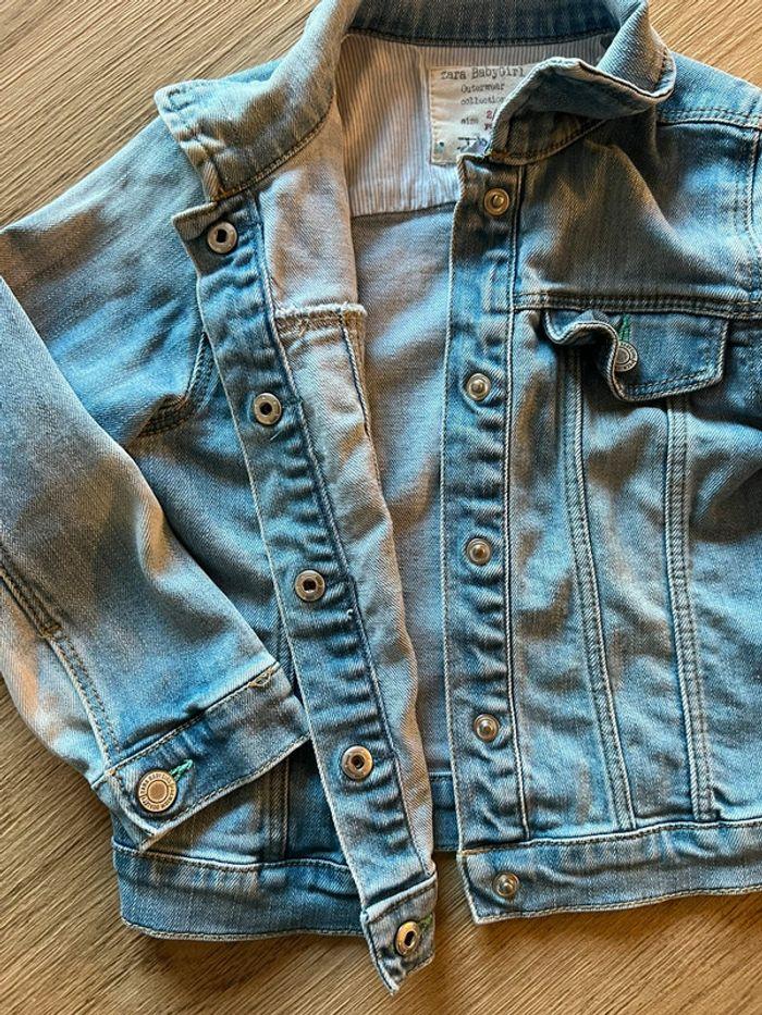 Lot 2 vestes imitation « jeans » fille 3 ans - photo numéro 5