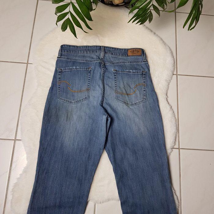 Jean Levi's Signature Mid Rise Slim Cuffed W30 Bleu - photo numéro 6