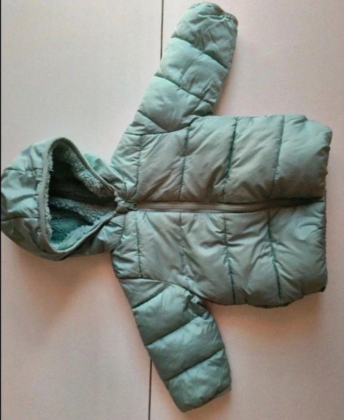 Manteau turquoise 18m - photo numéro 3