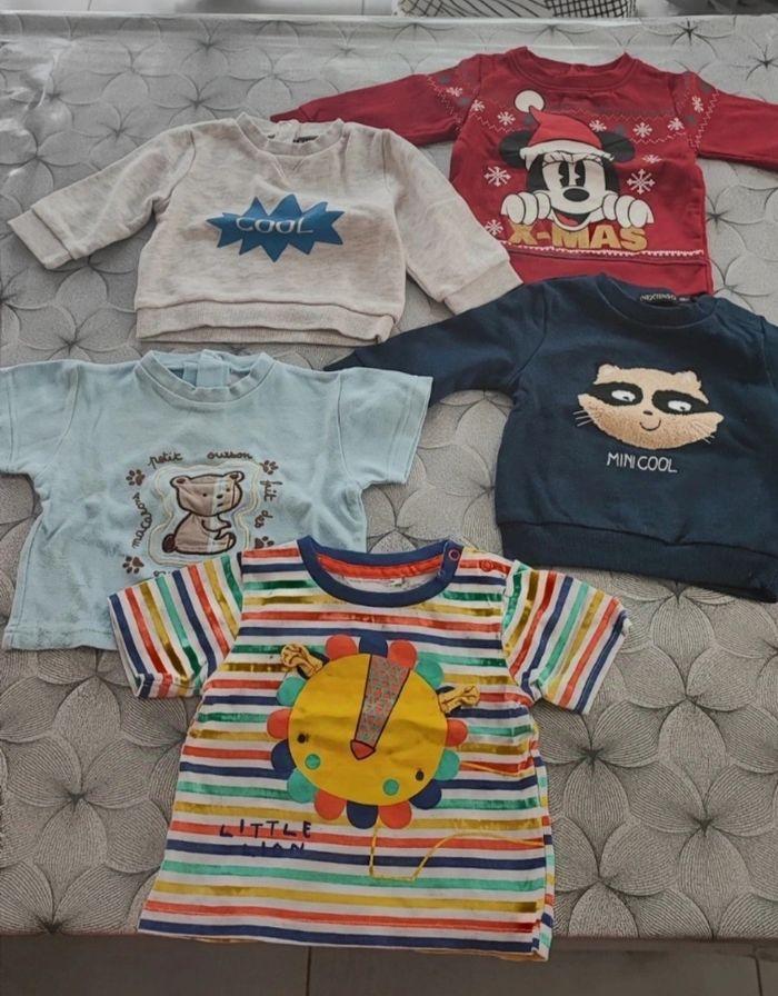 Lots de vêtements bébé garçon en 6 mois - photo numéro 5