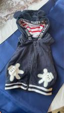 Veste sans manche Mickey 6mois