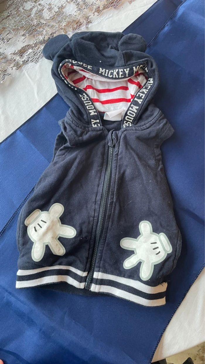 Veste sans manche Mickey 6mois - photo numéro 1