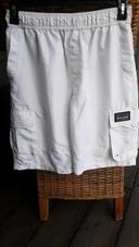 Short blanc homme