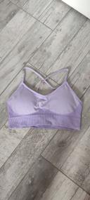 Brassière de sport violette