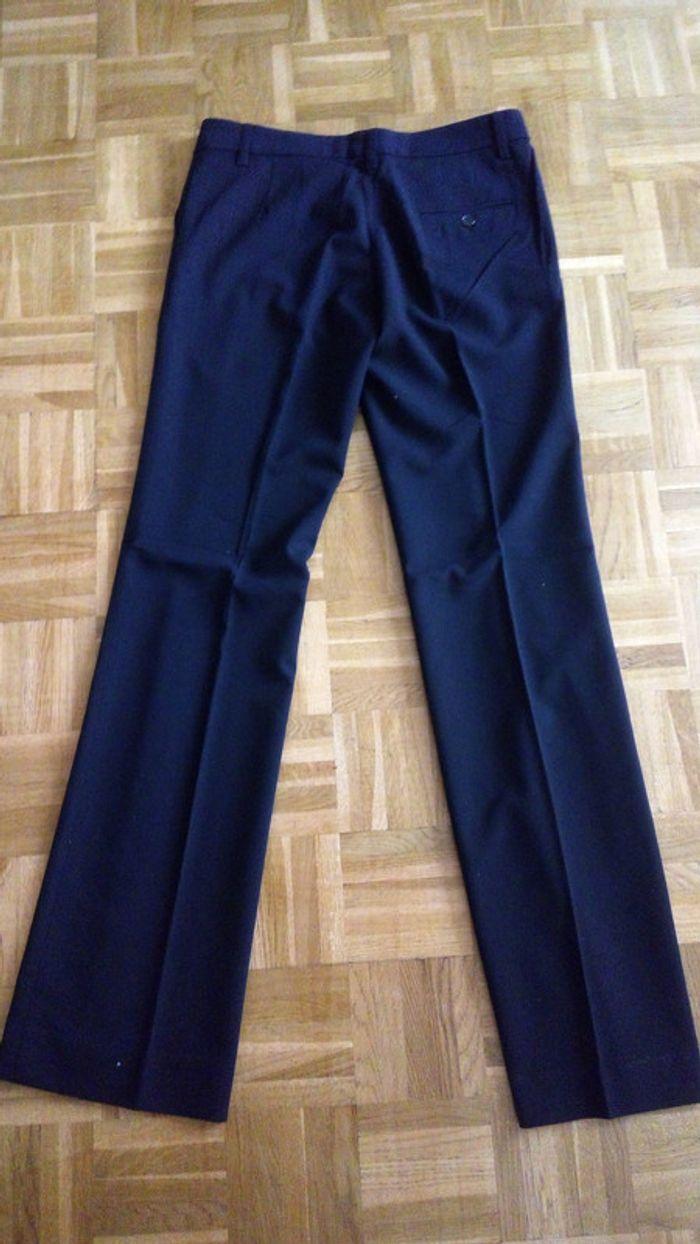 Pantalon droit noir chic T38 jamais porte - photo numéro 3