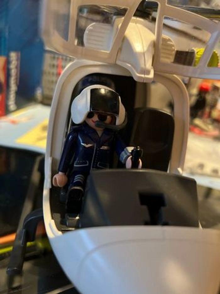 Playmobil action city hélicoptère Police - photo numéro 3