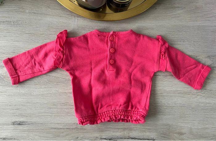 Blouse manches longues épaisse rose/fuschia taille 3 mois Kiabi - photo numéro 3