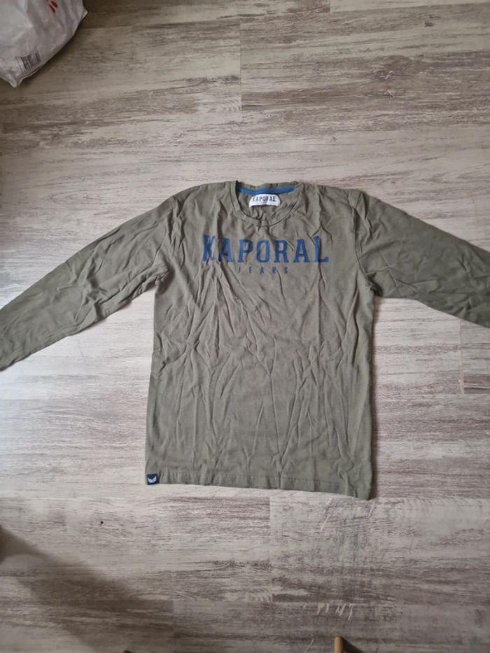 Superbe Tee-shirt kaporal kaki 16 ans - photo numéro 1