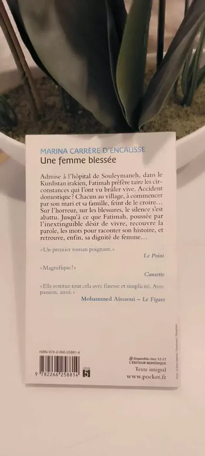 livre Une Femme Blessée - Carrère d'Encausse Marina comme neuf - photo numéro 2