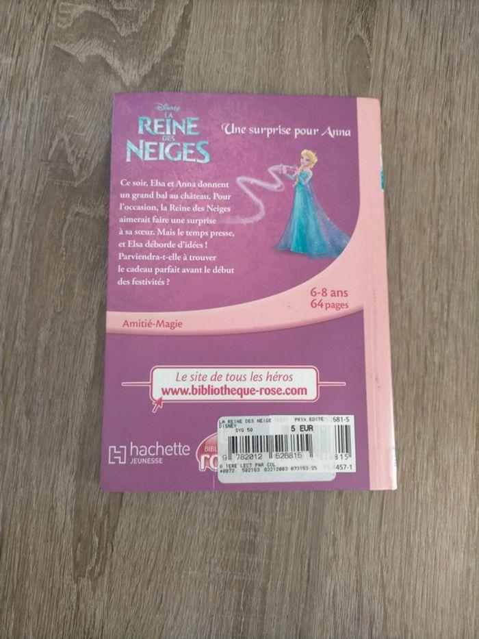 Livre bibliothèque rose reine des neiges - photo numéro 2